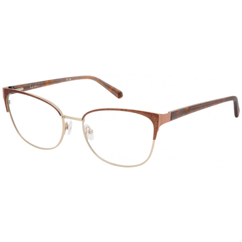 Eyeglasses Nicole Miller MAUGUIO C01 Brown Sparkle 59mm