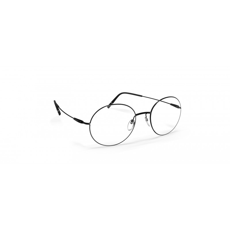 Eyeglasses Silhouette Dynamics Colorwave 5578 9040 Pure Black 50mm