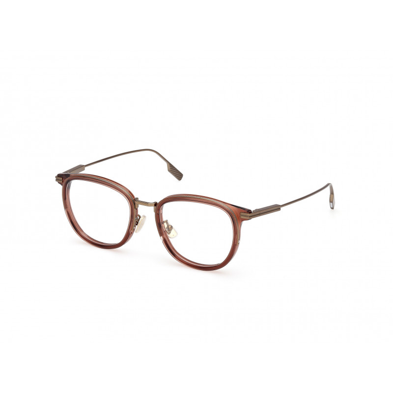 Eyeglasses Zegna EZ 5337 -D Asian fit 045 Shiny Light Brown / 52mm