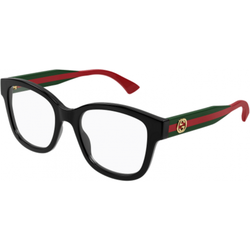 Eyeglasses Gucci GG 1863 O- 001 Black / Transparent Green