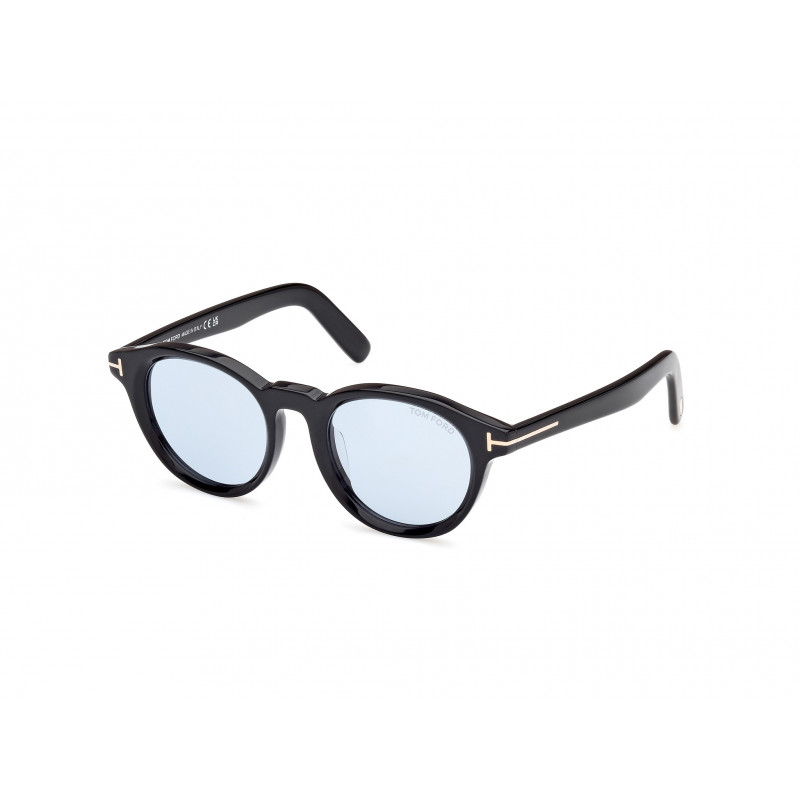 Sunglasses Tom Ford FT 1123 -D Asian fit 01A Shiny Black / 49mm