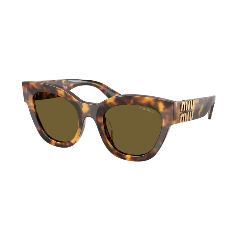 Sunglasses Miu MU 01 YSF 14L09Z Havana Honey / Dark Brown Polyamide Standard