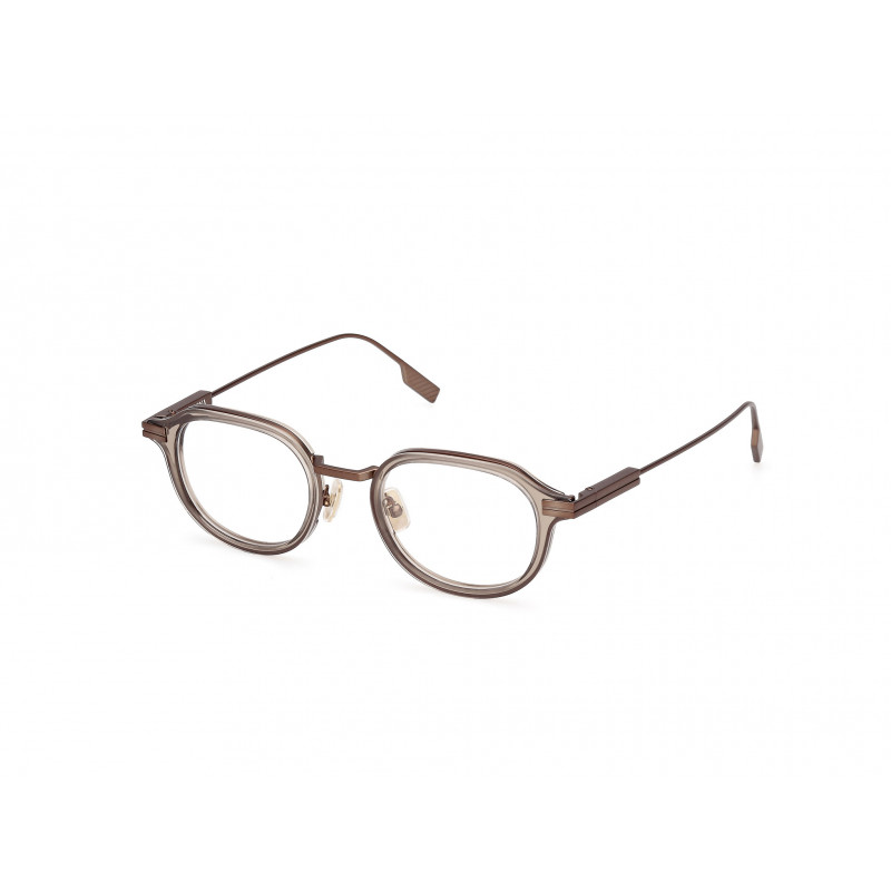 Eyeglasses Zegna EZ 5296 057 Shiny Beige / Matte Light Bronze 48mm