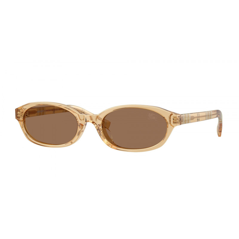 Sunglasses Burberry BE 4508 D 416773 Yellow / Dark Brown Polyamide Standard 56mm