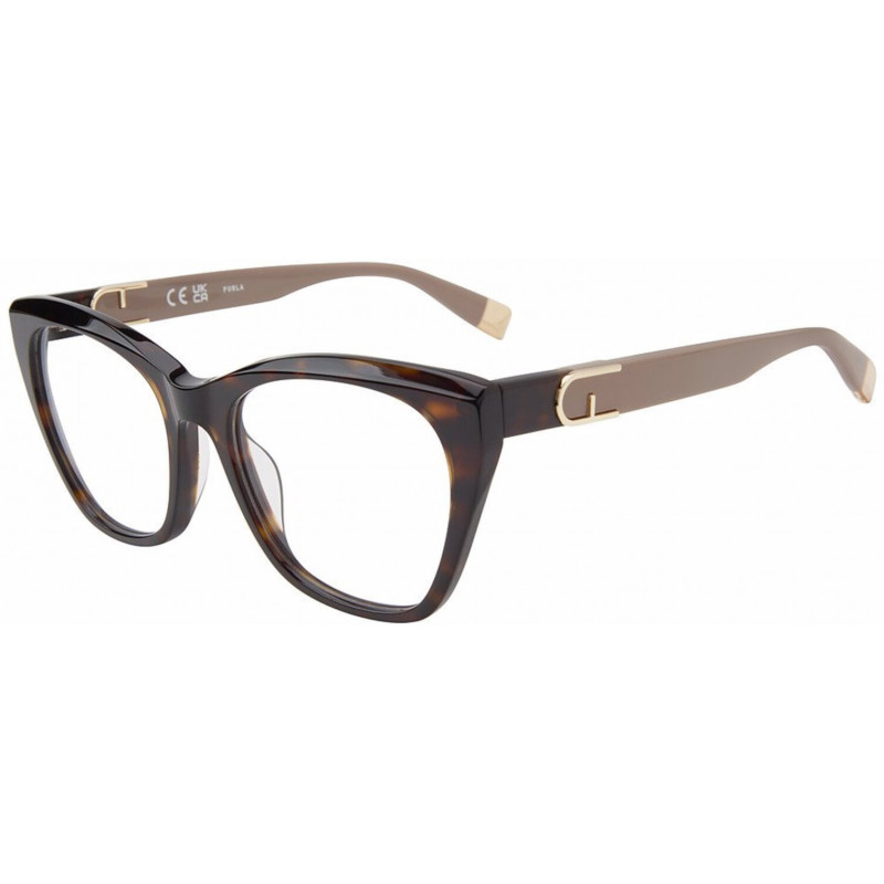 Sunglasses Furla VFU 825 V 0722 Shiny Dark Havana 53mm