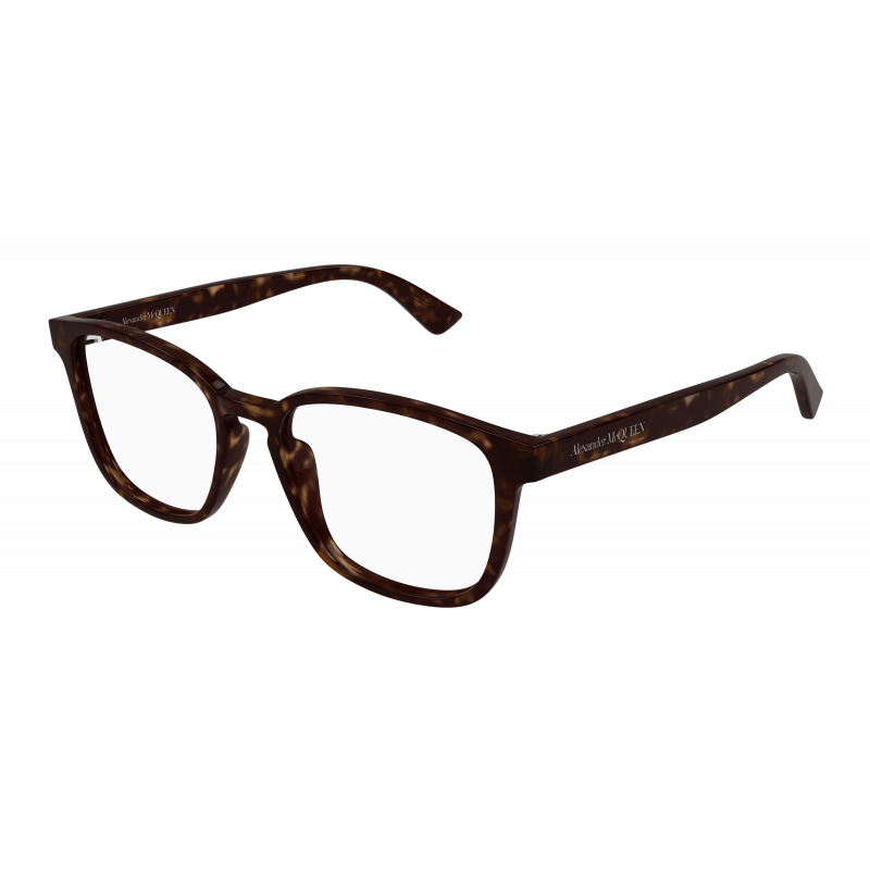 Eyeglasses Alexander McQueen AM 0462 O- 002 Havana / Transparent 53mm