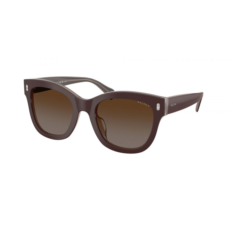 Sunglasses Ralph RA 5301 U 6055T5 Shiny Milky Brown / Polar Gradient Policarbonate Polarized 52mm