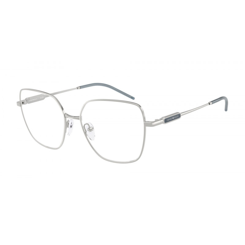 Eyeglasses Emporio Armani EA 1192 3015 Shiny Silver Demo Lens 52mm
