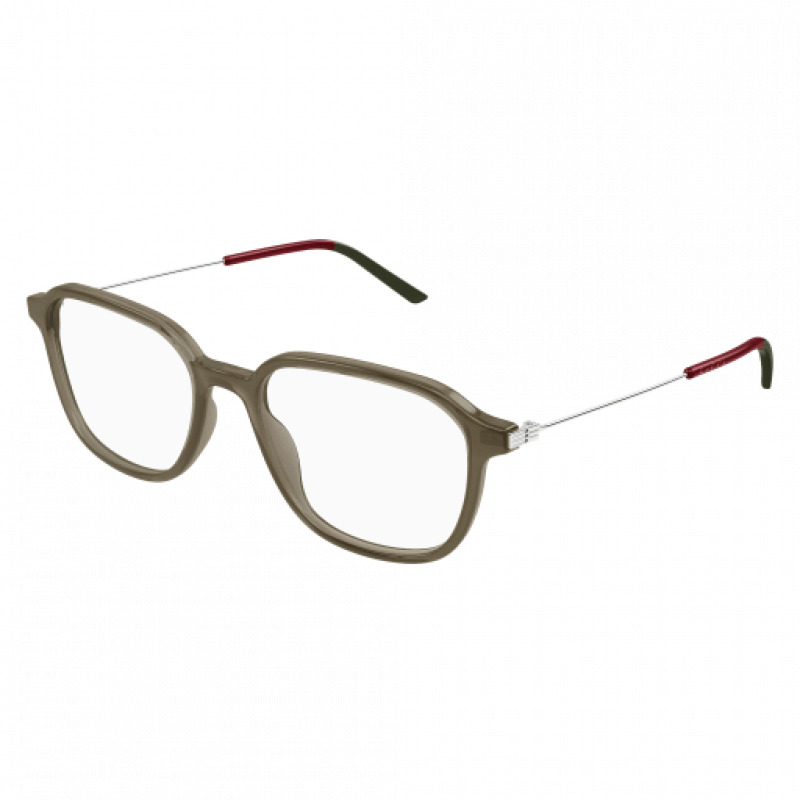 Eyeglasses Gucci GG 1576 O- 004 Green / Transparent Silver 52mm