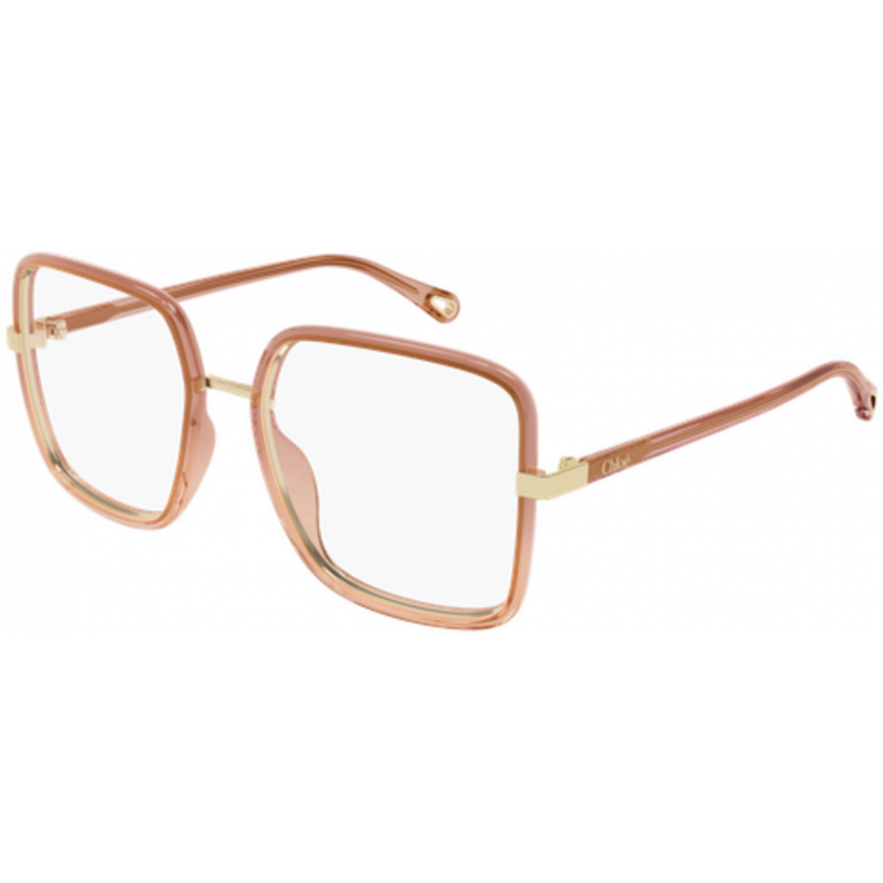 Eyeglasses Chloé CH 0338 O- 002 Red / Transparent Pink 55mm