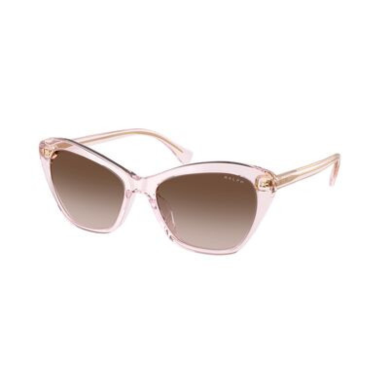 Sunglasses Ralph RA 5337 U 604313 Shiny Transparent Pink / Gradient Brown Polyamide Standard 55mm