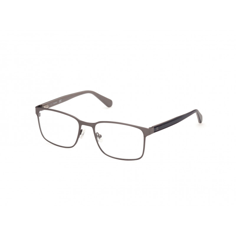 Eyeglasses Guess GU 50045 006 Shiny Antiqued Dark Nickeltin / Black/Monocolor 55mm