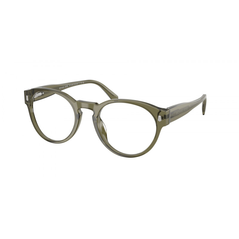 Eyeglasses Michael Kors MK 4209 U 4012 Olive Transparent / Demo 52mm