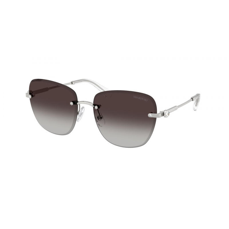 Sunglasses Swarovski SK 7043 40018G Silver / Gradient Grey Polyamide Standard 58mm