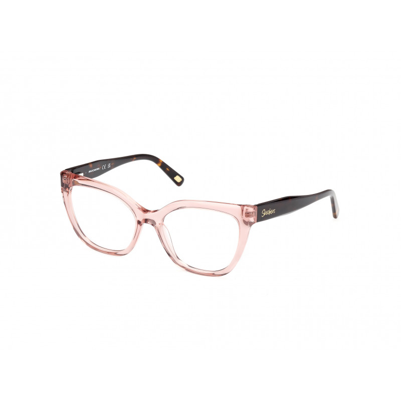 Eyeglasses Skechers SE 50105 077 Shiny Light Pink / Dark Havana 53mm