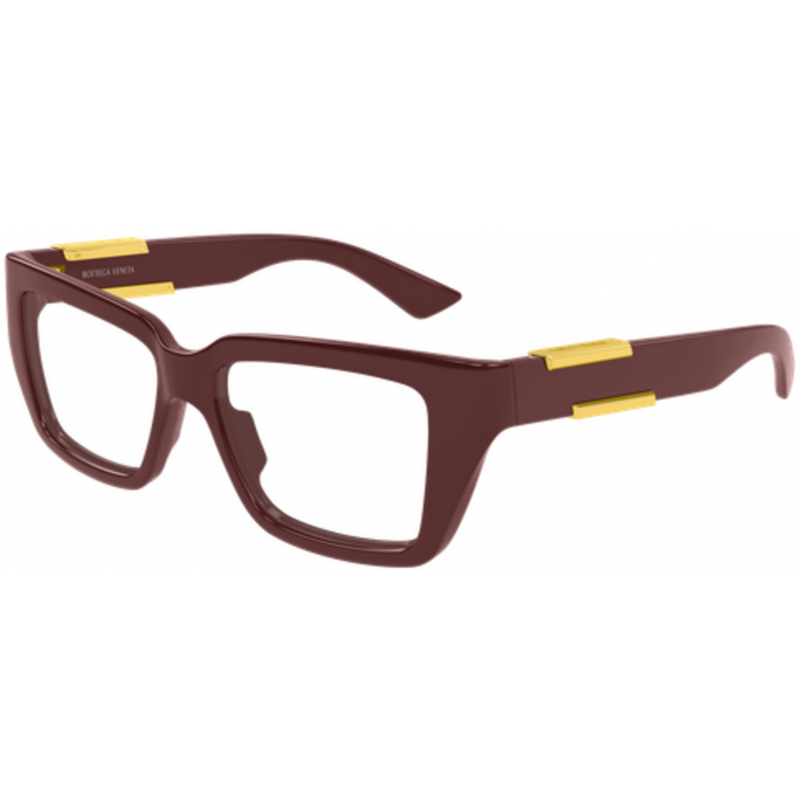Eyeglasses Bottega Veneta BV 1455 O- 004 Burgundy / Transparent 52mm