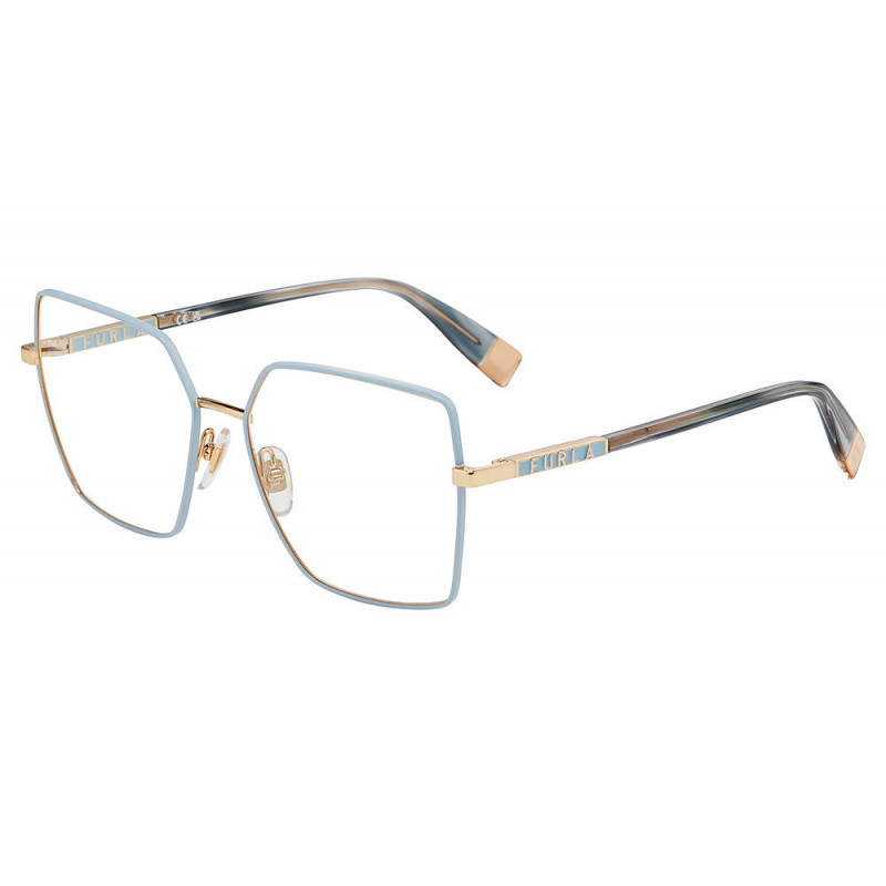 Sunglasses Furla VFU 875 Rose Gold With Blue Parts / 030